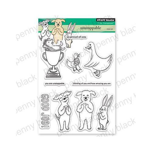 Simon Says Stamp! Penny Black Clear Stamps UNSTOPPABLE 30-916*
