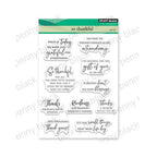 Simon Says Stamp! Penny Black Clear Stamps SO THANKFUL 30-914