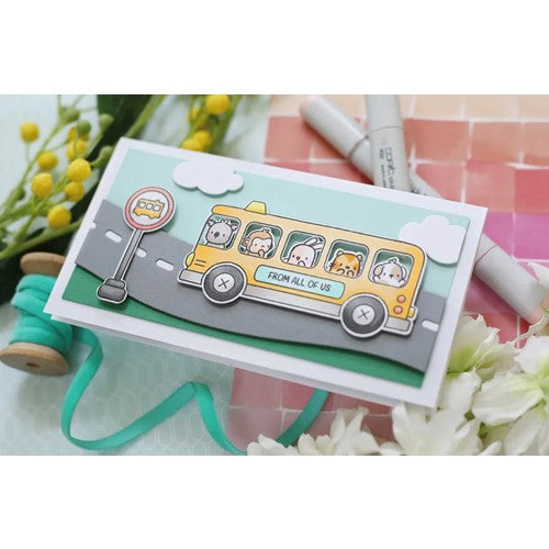 Simon Says Stamp! Mama Elephant HIT THE ROAD Creative Steel Dies