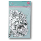 Simon Says Stamp! Julie Hickey Designs ASSORTED SENTIMENTS Die Cut Foilables JHD-DCF-1003