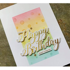 Simon Says Stamp! Julie Hickey Designs ASSORTED SENTIMENTS Die Cut Foilables JHD-DCF-1003