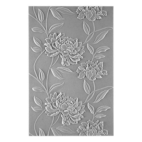 Simon Says Stamp! E3D-026 Spellbinders BEAUTIFUL BLOOMS 3D Embossing Folder