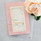 Simon Says Stamp! E3D-026 Spellbinders BEAUTIFUL BLOOMS 3D Embossing Folder