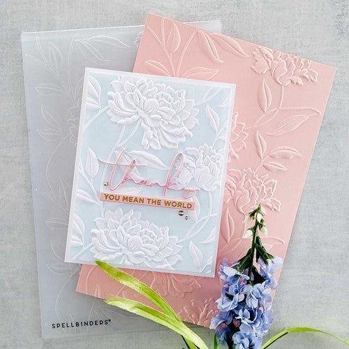 Simon Says Stamp! E3D-026 Spellbinders BEAUTIFUL BLOOMS 3D Embossing Folder