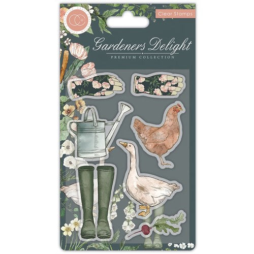 Simon Says Stamp! Craft Consortium GARDENERS DELIGHT Clear Stamps CCSTMP079