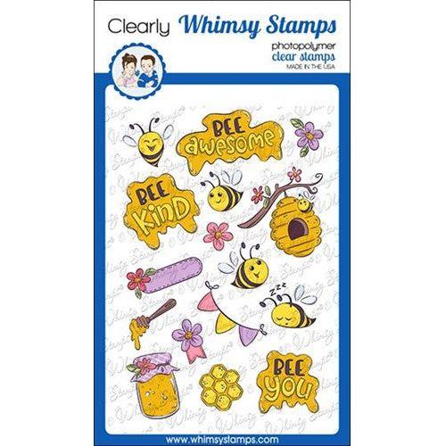 Simon Says Stamp! Whimsy Stamps BEE AWESOME Clear Stamps KHB191a