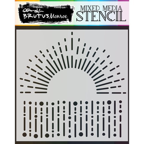 Simon Says Stamp! Brutus Monroe STARLIGHT 6x6 Stencil bru0104