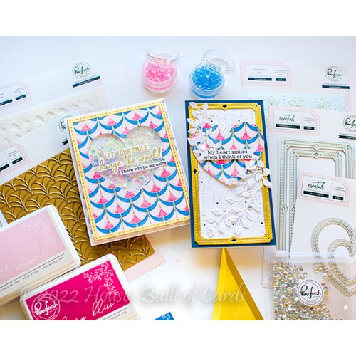 Simon Says Stamp! PinkFresh Studio HEART SMILES Die Set 160022 | color-code:ALT01