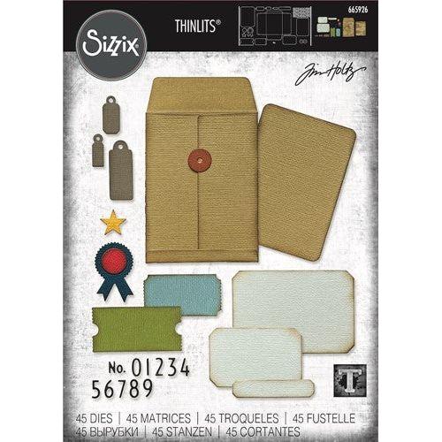 Simon Says Stamp! Tim Holtz Sizzix COLLECTOR Thinlits Dies 665926