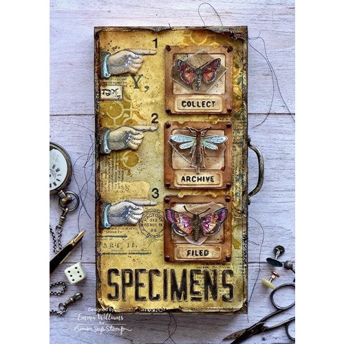 Simon Says Stamp! Tim Holtz Sizzix ALPHANUMERIC THEORY Thinlits Dies 665924 | color-code:ALT13