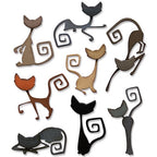 Simon Says Stamp! Tim Holtz Sizzix MISCHIEVOUS Thinlits Dies 665996