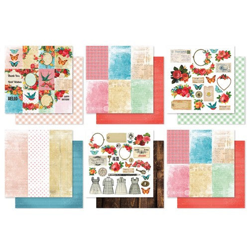 Simon Says Stamp! Paper Rose HEART AND HOME 6x6 Paper 26977