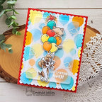 Simon Says Stamp! Newton's Nook Designs SKY HIGH CELEBRATIONS Clear Stamps NN2207S01