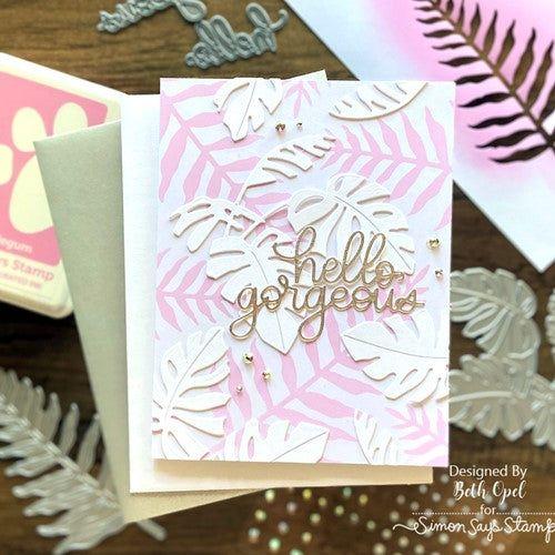 Simon Says Stamp! Simon Says Stamp TROPICAL LEAF BUNCH Wafer Die s789