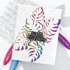 Simon Says Stamp! Simon Says Stamp TROPICAL LEAF BUNCH Wafer Die s789