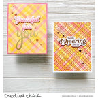 Simon Says Stamp! PinkFresh Studio FALL LEAF BORDER SENTIMENTS Die Set 162022 | color-code:ALT04