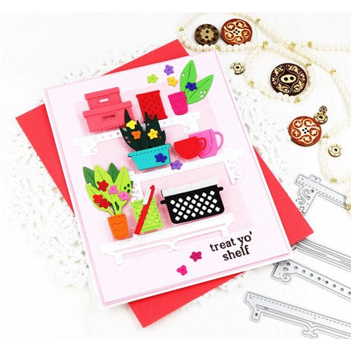 Simon Says Stamp! Waffle Flower SHELVES ADDITIONS Dies 421046
