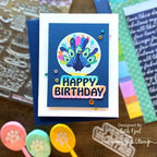 Simon Says Stamp! Simon Says Stamp GROOVY HAPPY BIRTHDAY Wafer Dies sssd112665