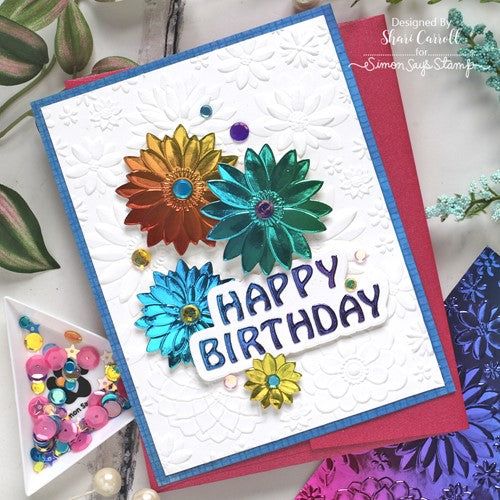 Simon Says Stamp! Simon Says Stamp GROOVY HAPPY BIRTHDAY Wafer Dies sssd112665 | color-code:ALT2