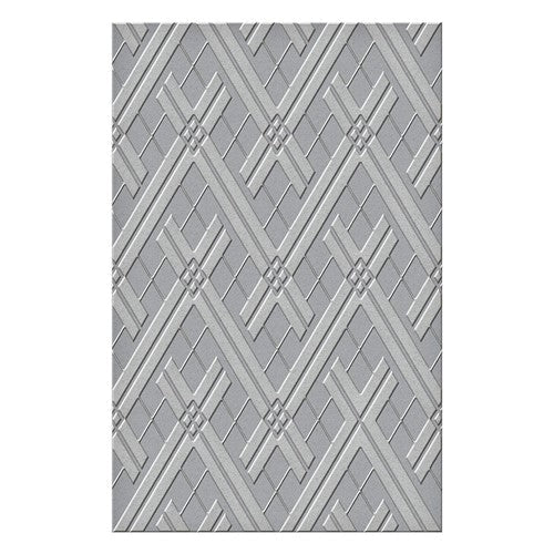 Simon Says Stamp! SES-043 Spellbinders ARGYLE SOCKS Embossing Folder