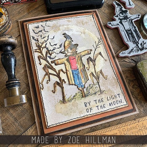 Simon Says Stamp! Tim Holtz Cling Rubber Stamps THE SCARECROW CMS451