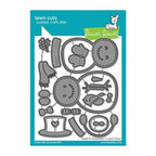Simon Says Stamp! Lawn Fawn BUILD-A-SNOWMAN Die Cuts lf2965