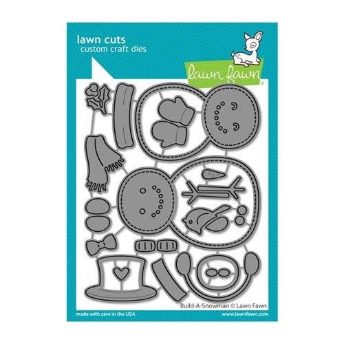 Simon Says Stamp! Lawn Fawn BUILD-A-SNOWMAN Die Cuts lf2965