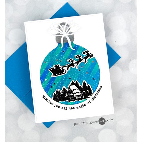 Simon Says Stamp! Hero Arts Infinity Dies BULB ORNAMENT DF072 | color-code:ALT5
