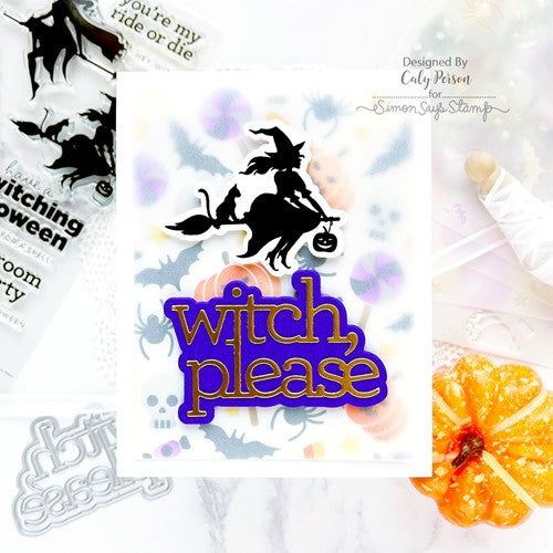 Simon Says Stamp! CZ Design Wafer Dies WITCH PLEASE czd174c | color-code:ALT1