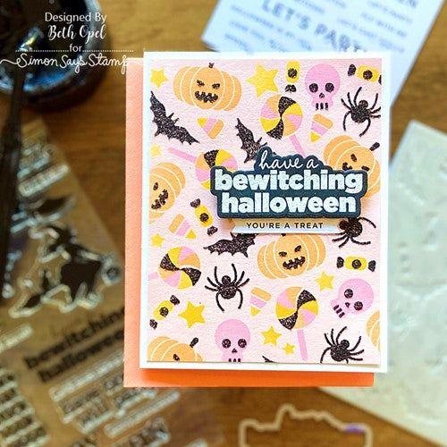 Simon Says Stamp! CZ Designs SENTIMENT STRIPS WITCH PLEASE czg041 Stamptember