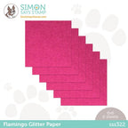 Simon Says Stamp! Simon Says Stamp Cardstock FLAMINGO GLITTER 6x6 sss322 Stamptember