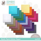 Simon Says Stamp! Simon Says Stamp Cardstock ASSORTMENT GLITTER PACK 6x6 sss325