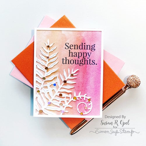 Simon Says Stamp! Simon Says Stamp FERN CORNER Wafer Die s791 Stamptember
