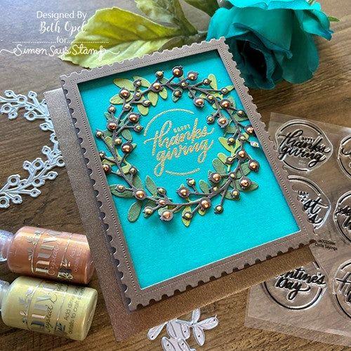 Simon Says Stamp! Simon Says Stamp BERRY WREATH Wafer Dies sssd112650 Stamptember