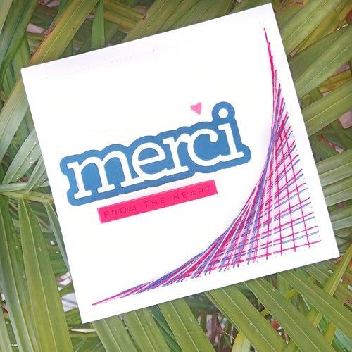Simon Says Stamp! CZ Design Wafer Dies MERCI czd178 Stamptember