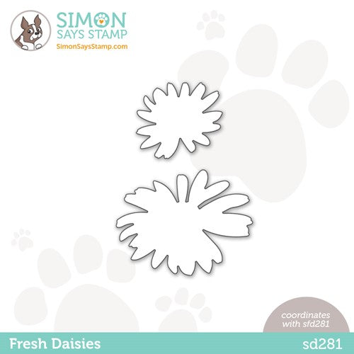 Simon Says Stamp! Simon Says Stamp FRESH DAISIES Wafer Dies sd281