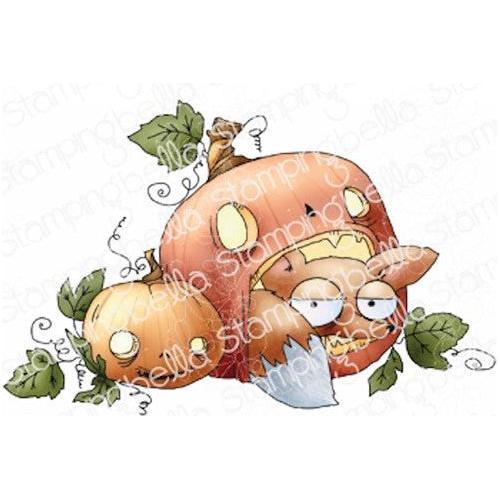 Simon Says Stamp! Stamping Bella FOXY IN THE PUMPKIN Cling Stamp eb1178