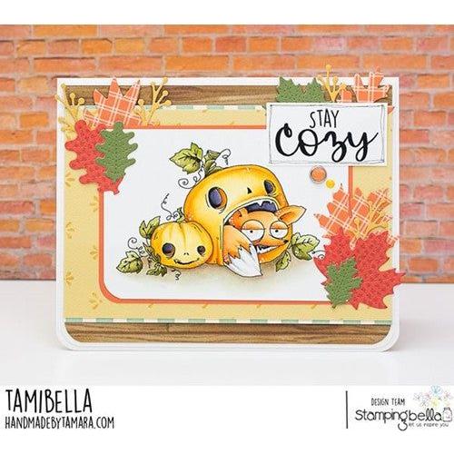 Simon Says Stamp! Stamping Bella FOXY IN THE PUMPKIN Cling Stamp eb1178