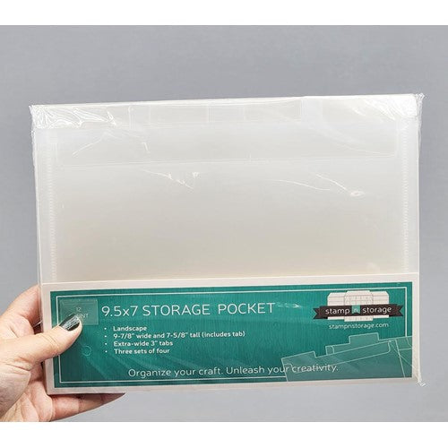 Simon Says Stamp! Stamp N Storage 9.5x7 SLIMLINE STORAGE LANDSCAPE POCKETS 749533