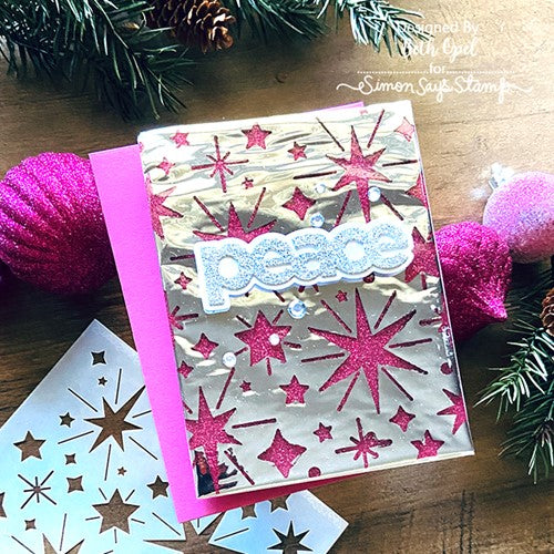 Simon Says Stamp! Simon Says Stamp Stencil HOLY STARS ssst221647 | color-code:ALT1