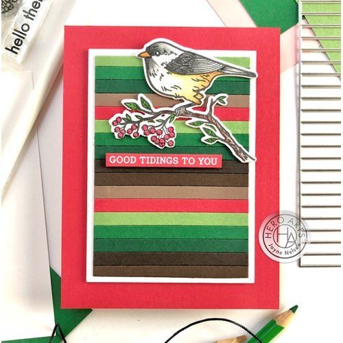 Simon Says Stamp! Hero Arts Fancy Cuts Die SENTIMENT STRIP DF087