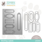 Simon Says Stamp! Simon Says Stamp Embossing Folder And Dies STERLING LABELS sfd300 Cozy Hugs