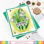 Simon Says Stamp! Waffle Flower SNOW DROP Clear Stamps 421147