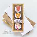 Simon Says Stamp! Simon Says Stamp PUMPKIN PIE SLICE Wafer Dies s800 Cozy Hugs