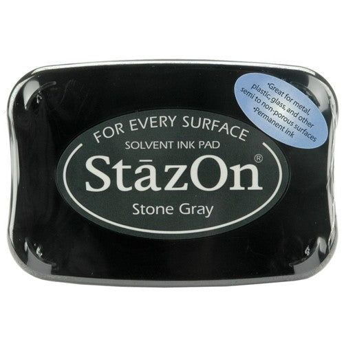 Simon Says Stamp! Tsukineko Stazon STONE GRAY Ink Pad sz32