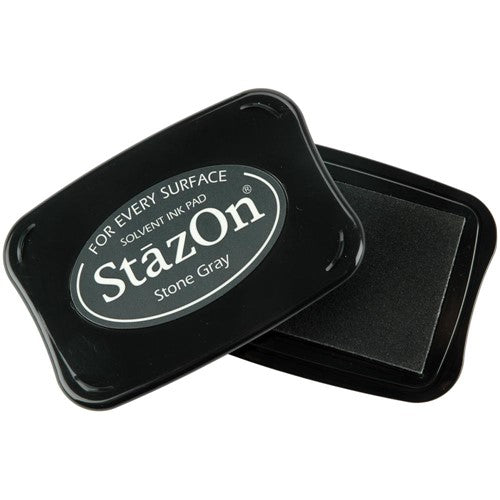 Simon Says Stamp! Tsukineko Stazon STONE GRAY Ink Pad sz32