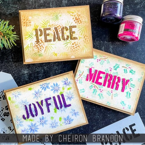 Simon Says Stamp! Tim Holtz Layering Stencil TINY POINSETTIA THS163