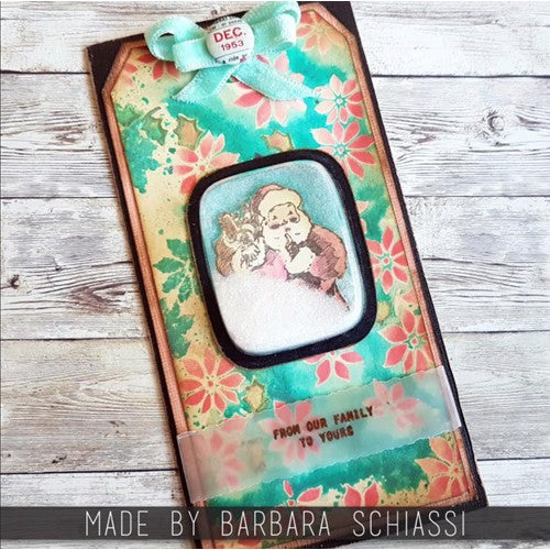 Simon Says Stamp! Tim Holtz Layering Stencil TINY POINSETTIA THS163