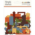 Simon Says Stamp! Simple Stories COLOR VIBE FALL Chipboard Bits And Pieces 19030