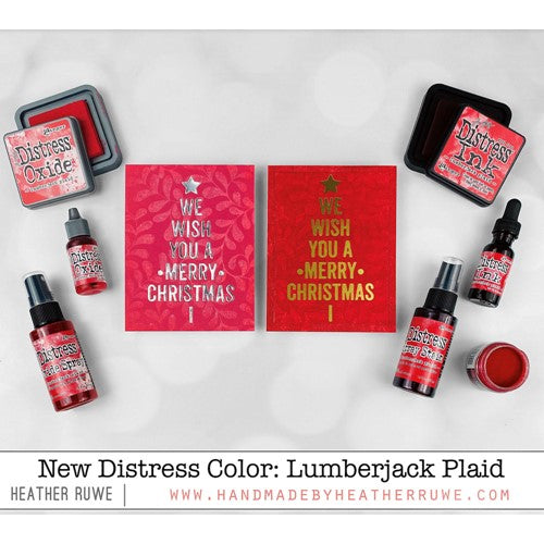 Simon Says Stamp! Tim Holtz Distress Spray Stain LUMBERJACK PLAID Ranger tss82408
